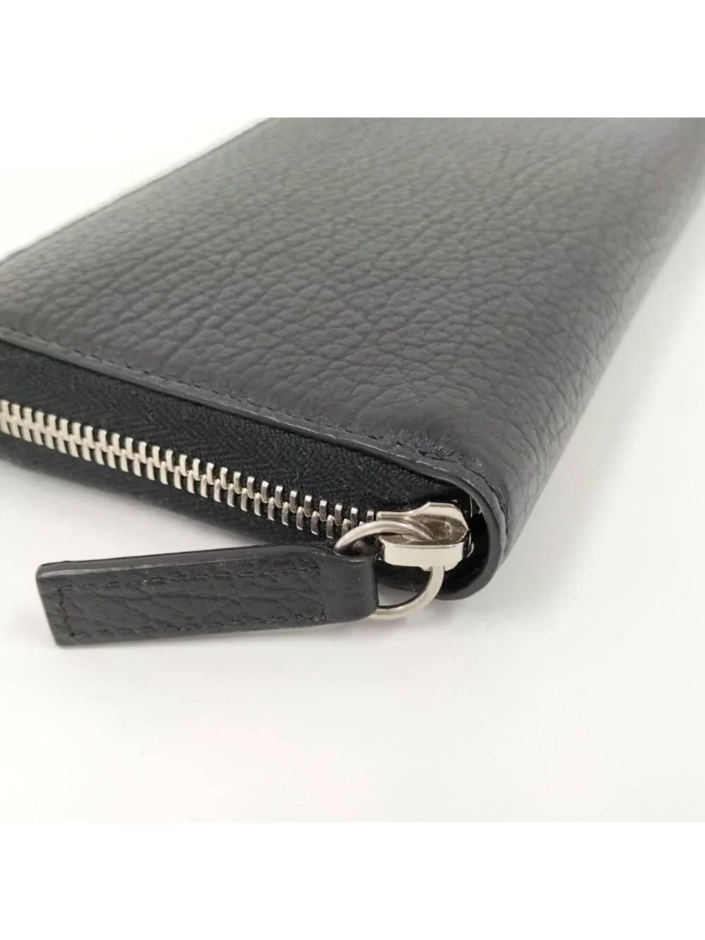 Gucci Double Zip Around Wallet Leather Black